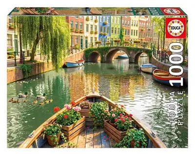 Produktbild von Educa Bootsfahrt In Amsterdam Puzzle 1000 Stücke Mehrfarbig  Kinder Mehrfarbig One Size