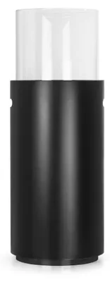 Immagine prodotto di Supporto per caminetto aetanolo Ø 34 cm x 86,5 cm nero 1L caminetto a etanolo in vetro stufa a legna