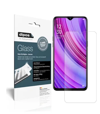 Produktbild von 2x Schutzfolie für Oppo Realme X Lite matt - Anti-Shock 9H Folie dipos Glass Kunststoffglas