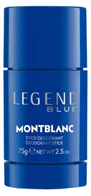 Obrázek produktu pro Montblanc Legend Blue, Pánské, Deodorant, Tuhý deodorant, 75 ml, Máta, Cedrové dřevo, Santalové dřevo