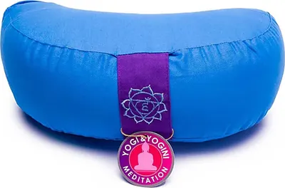 Produktbild von Meditationskissen 1/2 Mondchakra 5 – ±1008 G; 33x13 cm