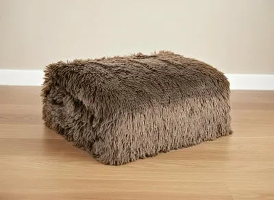 Zdjęcie produktu dla Koc z mikrofibry TERCA ciemny beż 150x200 cm Mybesthome