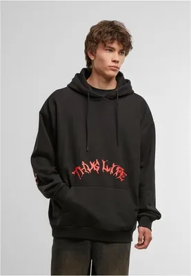 Obrázok produktu pre Pánske mikiny s kapucňou Thug Life Ink black - S