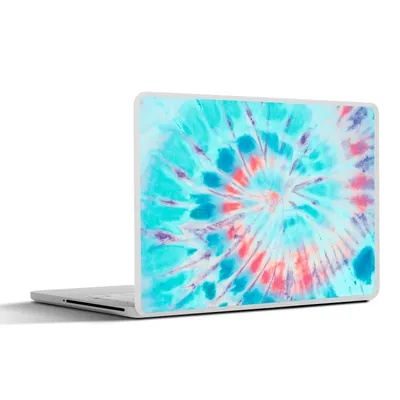 Produktbild von MuchoWow® Laptop Aufkleber Sticker Cover Sommer - Krawattenfärbung - Orange 30x22 cm - Laptop-Sticker