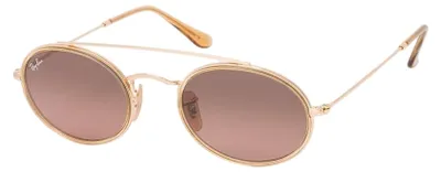 Produktbild von Ray-Ban RB3847N 9124/43 Oval Double Bridge Sonnenbrille