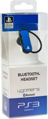 Produktbild von 4Gamers CP-BT01, PC/Spiele, Monophon, Ohrbügel, Schwarz, Blau, Bluetooth, Kabellos