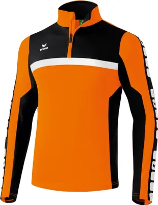 Produktbild von Erima CLASSIC 5-CUBES Trainingstop orange/schwarz/weiß S