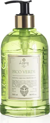 Immagine prodotto di Logevy - Sapone liquido - Fico verde - 500 ml - Detergente delicato e profumato