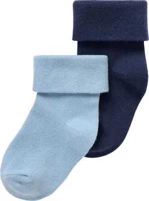 Produktbild von Noppies Newstead Socken 2er-Pack – Black Iris – 0–3 Monate | Noppies