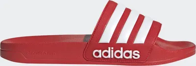 Produktbild von adidas Adilette Shower Slides Vivid Red Cloud White - EU 43