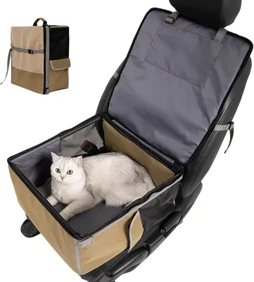 Produktbild von Umwandelbarer Hundeautositz und Frontrucksack