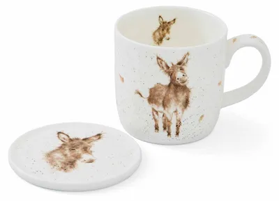 Tasse & Untersetzer, Knochenporzellan, 0,31 l, spülmaschinenfest