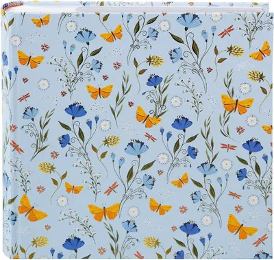 Immagine prodotto di Album ad inserimento Goldbuch Secret Garden Blue, 200 foto 10x15 cm, stampa artistica Memo