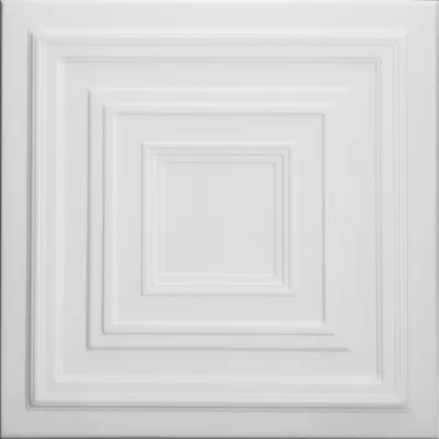 Obrázek produktu pro DECCART | 3D nástěnné panely, model 0831 | Dekorativní nástěnné panely z polystyrenu | 50 x 50 cm | 48 kusů / 12 m² | Moderní geometrický styl