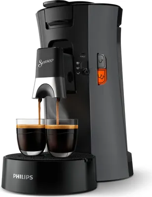 Produktbild von Philips Senseo® Select Kaffee Pad Maschine, 3 Kaffeespezialitäten, Crema Plus, Anthrazit (CSA230/50)