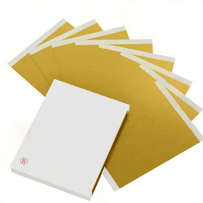 Obrázok produktu pre Zlaté fólie (100 kusov, 15,5 x 13,5 cm) na pozlátenie a pre ručné práce