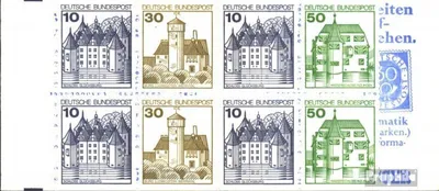 Produktbild von Briefmarken BRD (BR.Deutschland) 1980 Mi MH22g (kompl.Ausg.) postfrisch Burgen und Schlösser