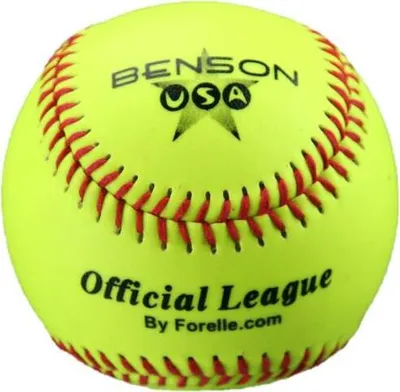 Produktbild von Benson VSPB1Y 9 inch Seamed Official League Soft Practice Baseball Baseball/Softball Artikel