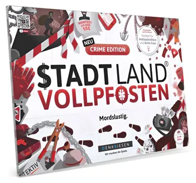 Produktbild von STADT LAND VOLLPFOSTEN - CRIME EDITION - Mordslustig - A4
