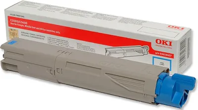 Obrázek produktu pro OKI 43459331, 2500 str., Azurová, 1 kusů