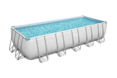 Immagine prodotto di Piscina Power Steel Rettangolare Telaio Portante Cm.640X274X132H. - kg.140,0 - lt.19.281 - filtro sabbia (art.5612B)