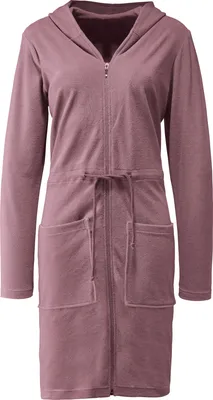 Produktbild von Erwin Müller Damen-Bademantel Limbach" mit Kapuze mauve 40 / 42"