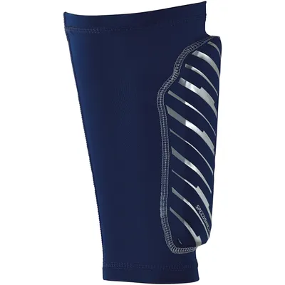 Imagen del producto de Protectores de espinilleras Uhlsport Speedshield, color azul marino, talla XL