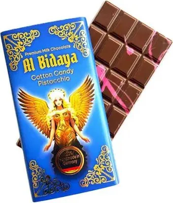 Produktbild von Al Bidaya Baumwolle Candy Pistacchio Milk Chocolate 85g