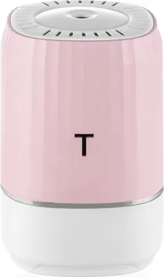 Image de Humidificateur Ultrasonique Mini Diffuseur Auto Purificateur d'Air Aroma USB Brume pour la Maison Rose