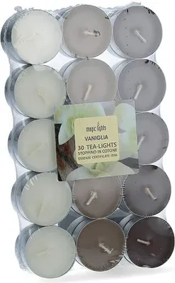 Produktbild von Parfümierte Kerzen Magic Lights Vanille Wachs