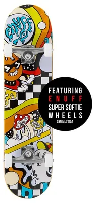 Productafbeelding van Enuff Meltworld Complete Skateboard, model Confused, verkrijgbaar in de maten 7,25" en 7,75"