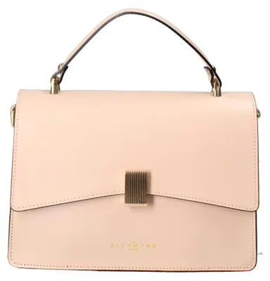Obrázek produktu pro Dámská Crossbody Kabelka Pravá Kůže Box Zapínání na Cvok Černá Zlatá Black and Gold UNICA 28x20x9 cm JR-W-1103BX-BLACK-GOLD