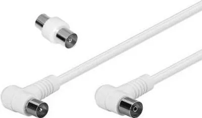 Image de nuovaVideosuono 9/24 W, 2 m, IEC 9.5mm, IEC 9.5mm, Blanc