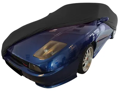 Image de Housse de voiture intérieure adaptée à Fiat Coupe Noir NEU Bâche de protection