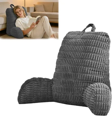 Produktbild von Sonstiges Kissen Lesekissen für Bett und Sofa, Leseunterlage mit Rückenlehne für Erwachsene, großes Rückenkissenbett für Erwachsene, Lesen und Spielen