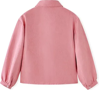 Produktbild von vidaXL Kinderbluse mit Laternenärmeln Altrosa 92