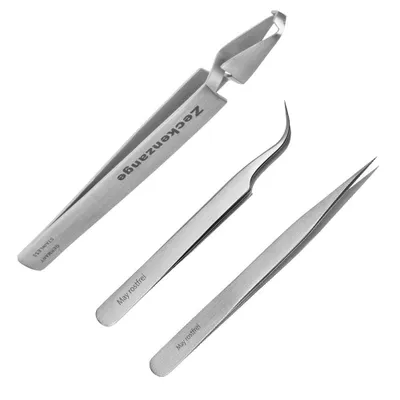 Produktbild von Set - Erste-Hilfe Zeckenentferner & Splitterpinzette - 3-Teilig - Edelstahl