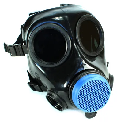 Produktbild von Abdeckkappe für FM12 Gasmaske in Blau Gasmask Britische FM12 SAS