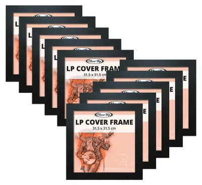 Obrázok produktu pre Rámček na obaly LP albumov 31,5x31,5cm sada 10 ks
