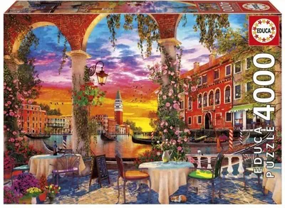 Produktbild von Puzzle Educa Venedig, 4000 Teile, Architektur Thema, 136x96 cm