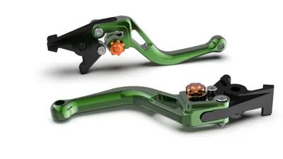Produktbild von LSL Kupplungshebel BOW L31, kurz, grün/orange