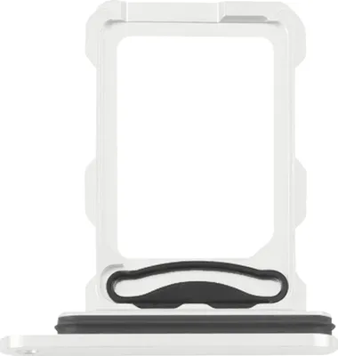 Image de Clappio, support de carte SIM pour iPhone 16 Pro / 16 Pro Max emplacement nano-SIM, blanc