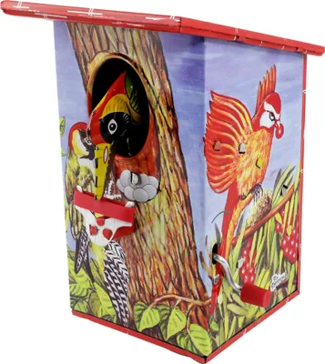 Produktbild von Vogel-Spardose Modell 02 Specht-Spardose Blechspielzeug Blechspardose