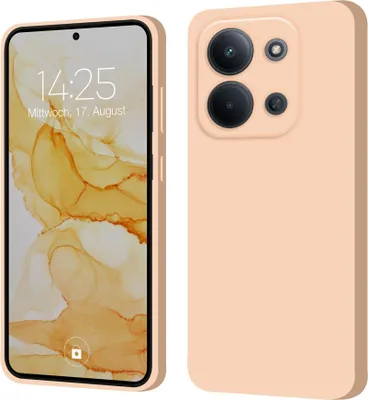 Produktbild von Hülle für Xiaomi Redmi 15C Case Cover Bumper Smartphone Softgrip Schutzhülle Farbe: Rosa