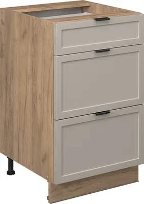 Obrázek produktu pro Spodní skříňka kuchyňské linky Vicco Fame-Line GreyBeige 50 cm bez pracovní desky, Model 50331