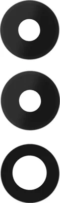 Imagen del producto de Clappio, lente de reemplazo para la cámara, lente de vidrio para Realme C75, calidad precisa, color negro