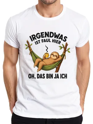 Obrázek produktu pro Něco tu nehraje. To jsem já. Tričko s nápisem "Sarkasmus", bílé, velikost XL