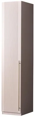 Image de Armoire individuelle, style moderne, gris, pratique, compacte, idéale pour une chambre
