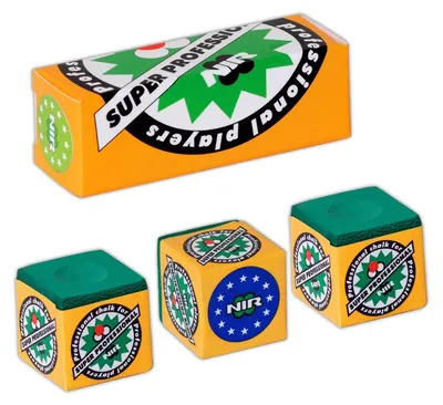 Produktbild von Billardkreide Snookerkreide Queuekreide - 3 Stück - Grün -
