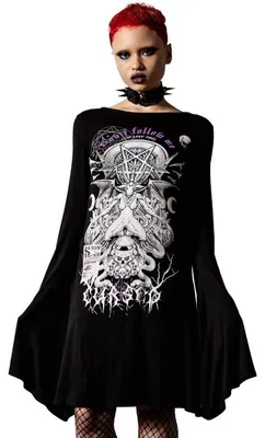 Image de Mini robe tunique Killstar - Cursed XXL